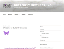 Tablet Screenshot of butterflymixtures.com